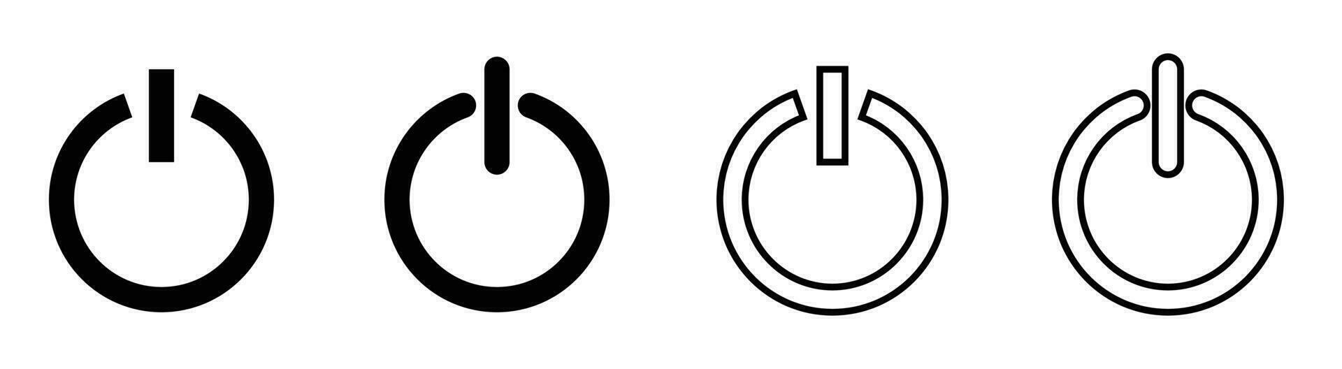 turn on turn off icon computer vector