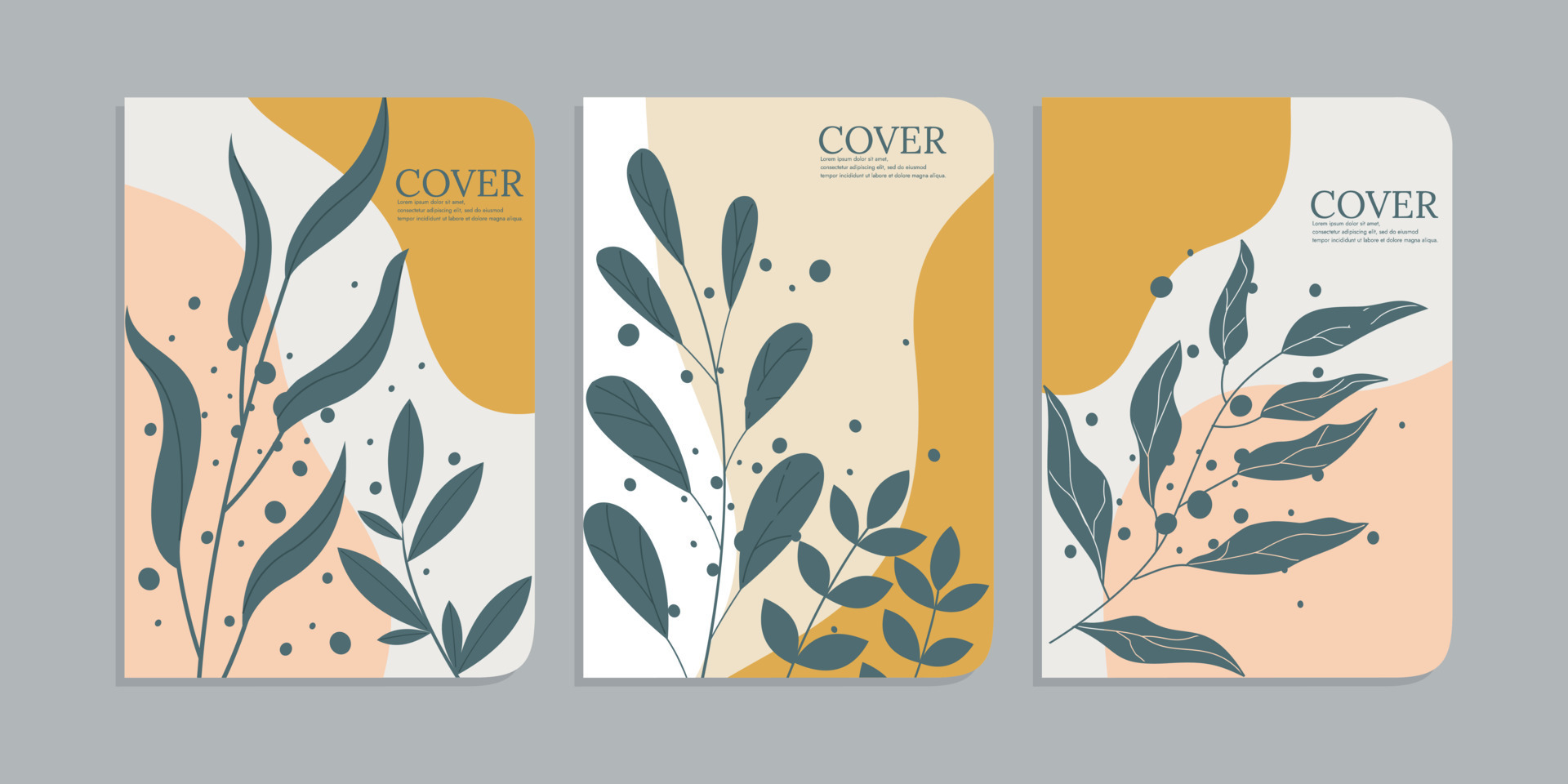 Notebook Cover Design With Abstract Floral Pattern Perfect Vector Notebook Cover Design With Abstract Floral Pattern Perfect Vector