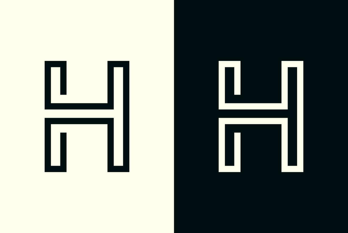 abstract Initial letter H logo vector