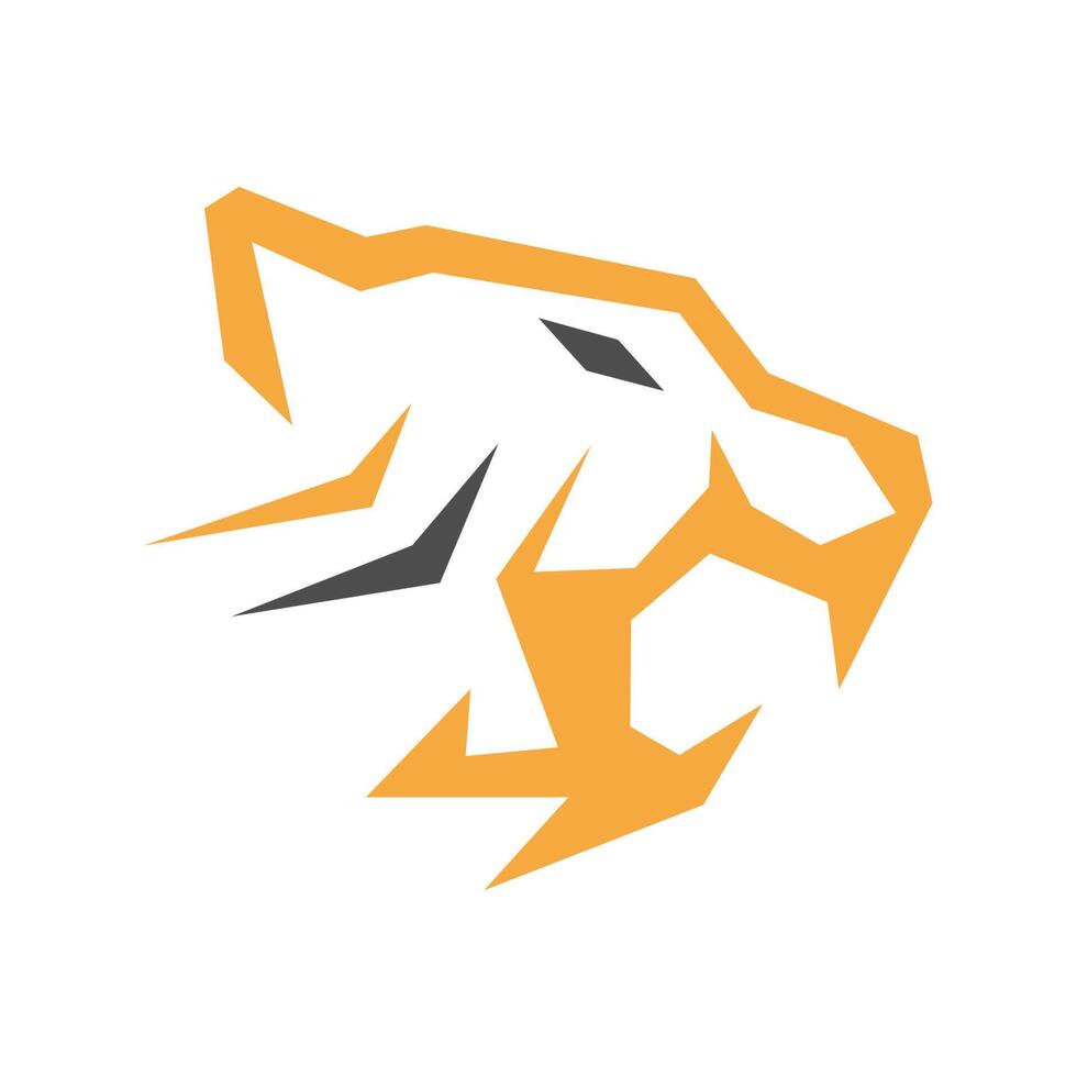 Tiger logo icon design vector