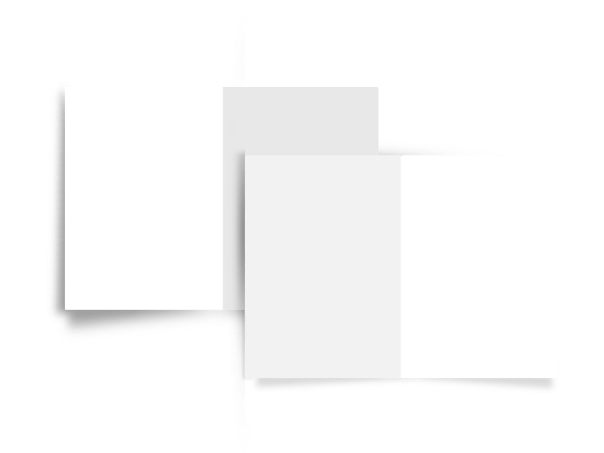 Blank Bi Fold Brochure Template Set 23786732 PNG Blank Bi Fold Brochure Template Set 23786732 PNG