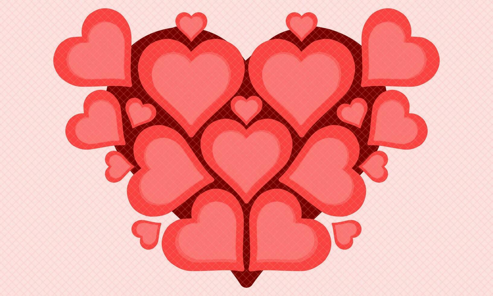 Romantic Love icons Background Design vector