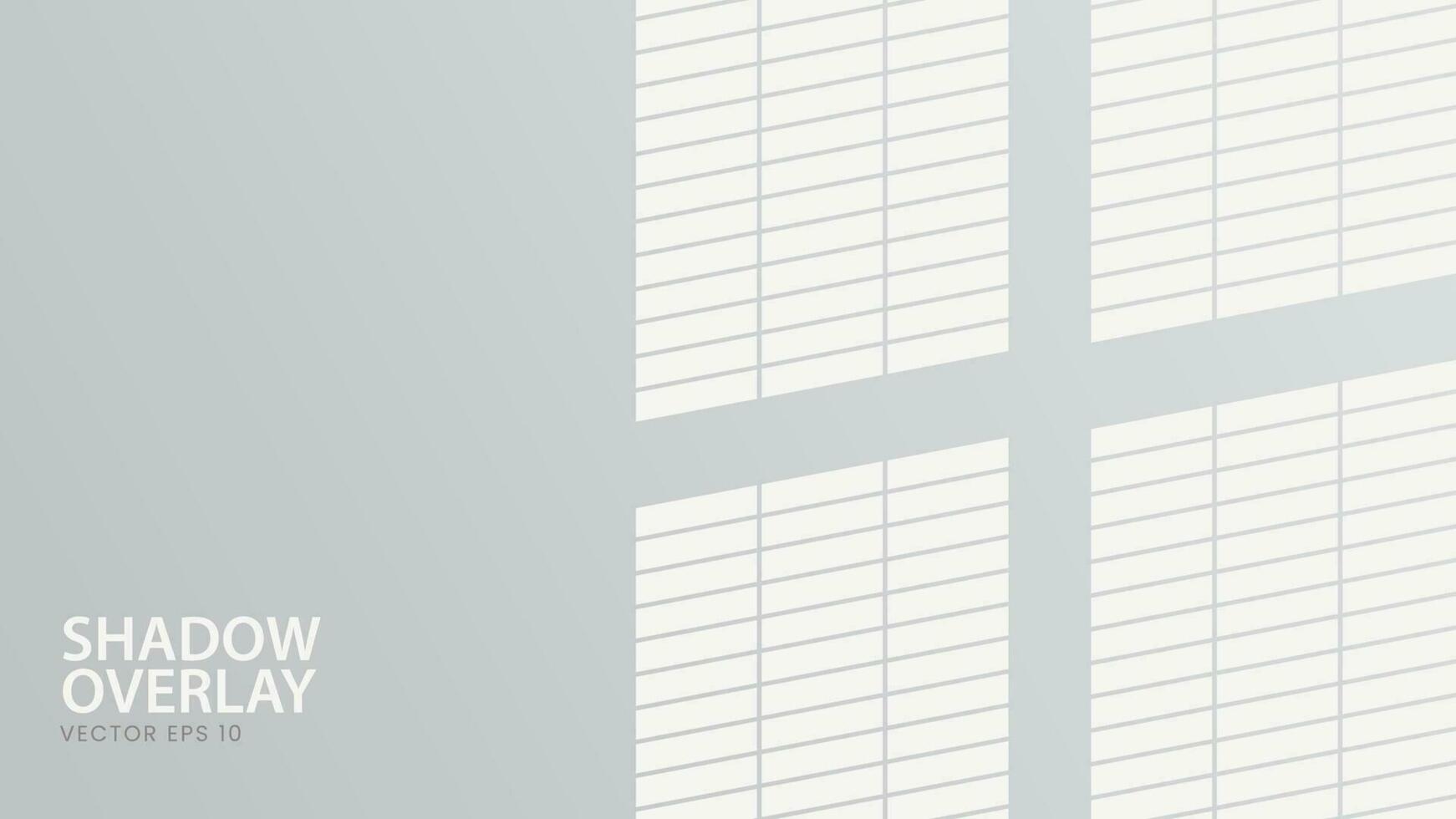 estético habitación ventana sombra silueta antecedentes que cae en suave gris de colores pared. transparente borroso sombra de Mañana luz de sol. gratis vector. vector