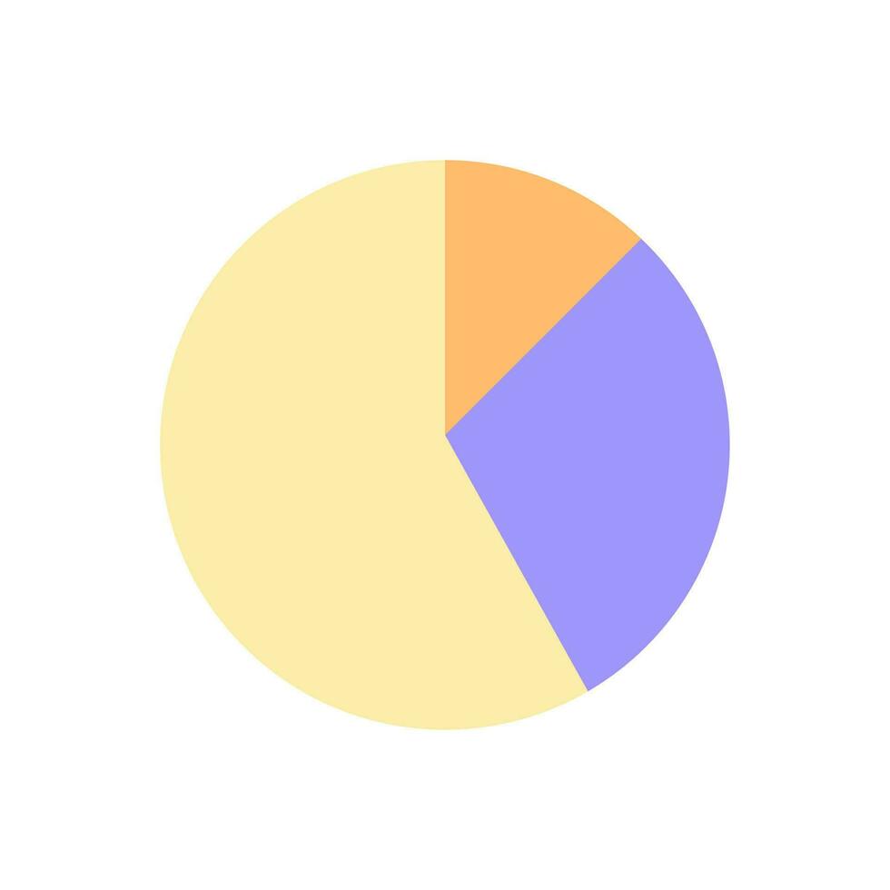 Circle chart pixel perfect flat gradient color ui icon. Visualization of data. Business analytics. Simple filled pictogram. GUI, UX design for mobile application. Vector isolated RGB illustration