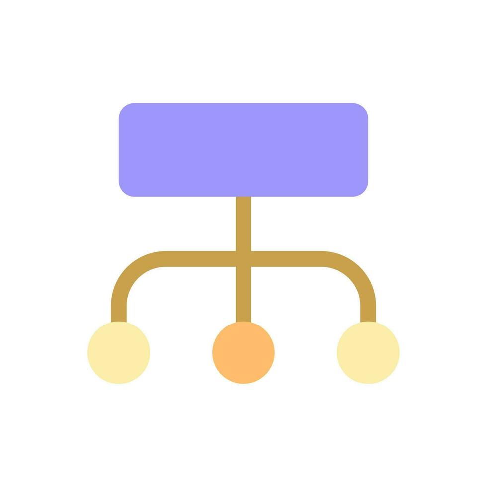 Data structuration process pixel perfect flat gradient color ui icon. Infographic plan. Business. Simple filled pictogram. GUI, UX design for mobile application. Vector isolated RGB illustration