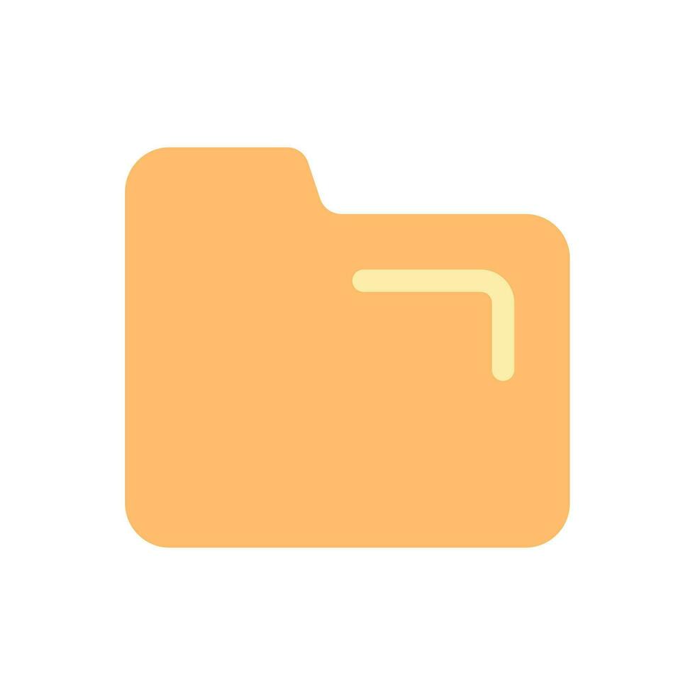 Folder pixel perfect flat gradient color ui icon. Online files storage. Digital information. Simple filled pictogram. GUI, UX design for mobile application. Vector isolated RGB illustration