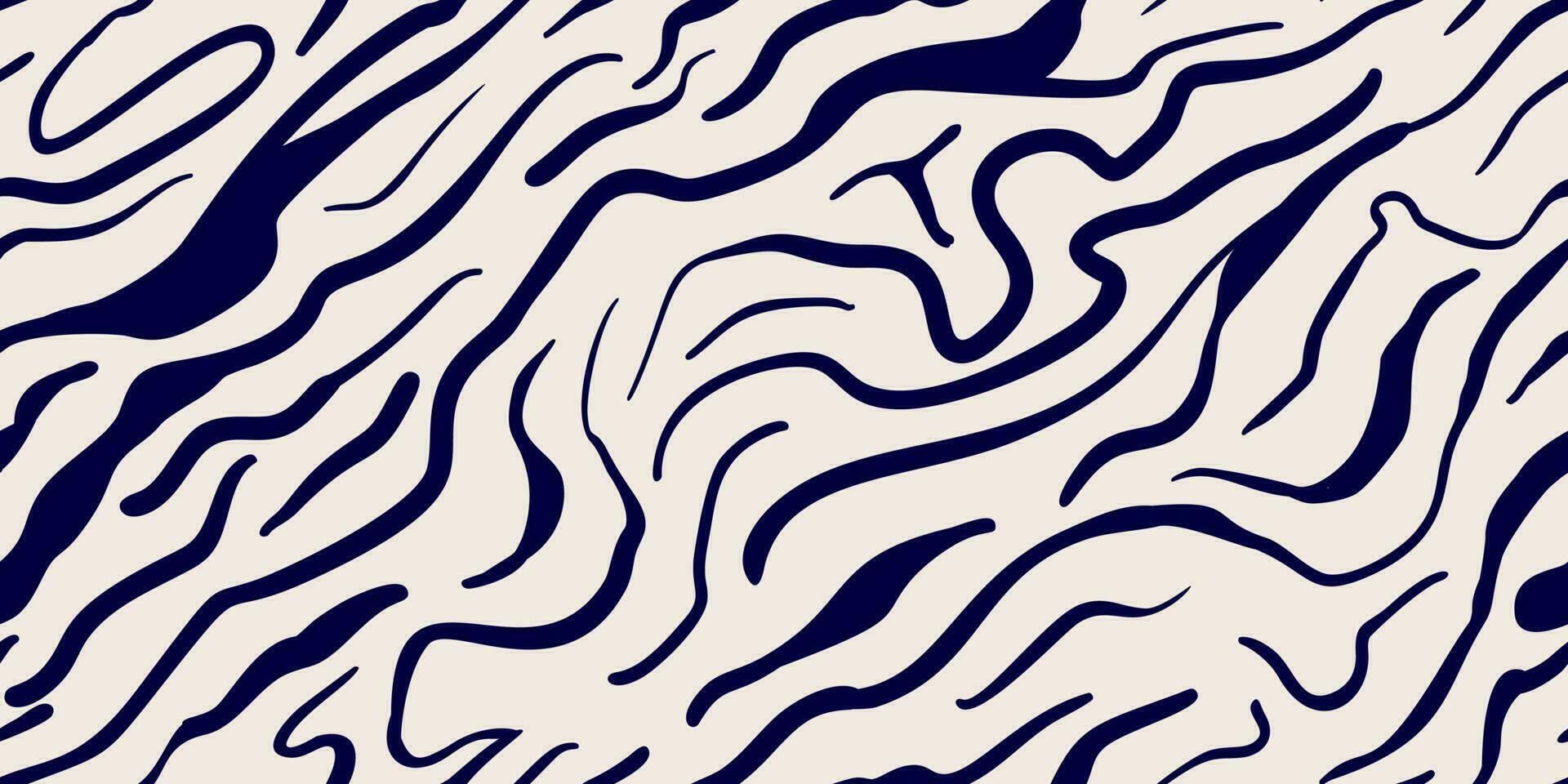 Circle of Zebra Stripes Pattern. Zebra print, animal skin, abstract pattern, line background, hand drawn vector illustration. Poster, banner. Black and white artwork monochrome