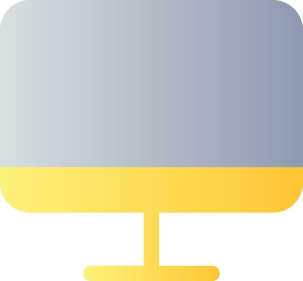 TV display flat gradient color ui icon. Television. Electronics store. Online marketplace. Simple filled pictogram. GUI, UX design for mobile application. Vector isolated RGB illustration