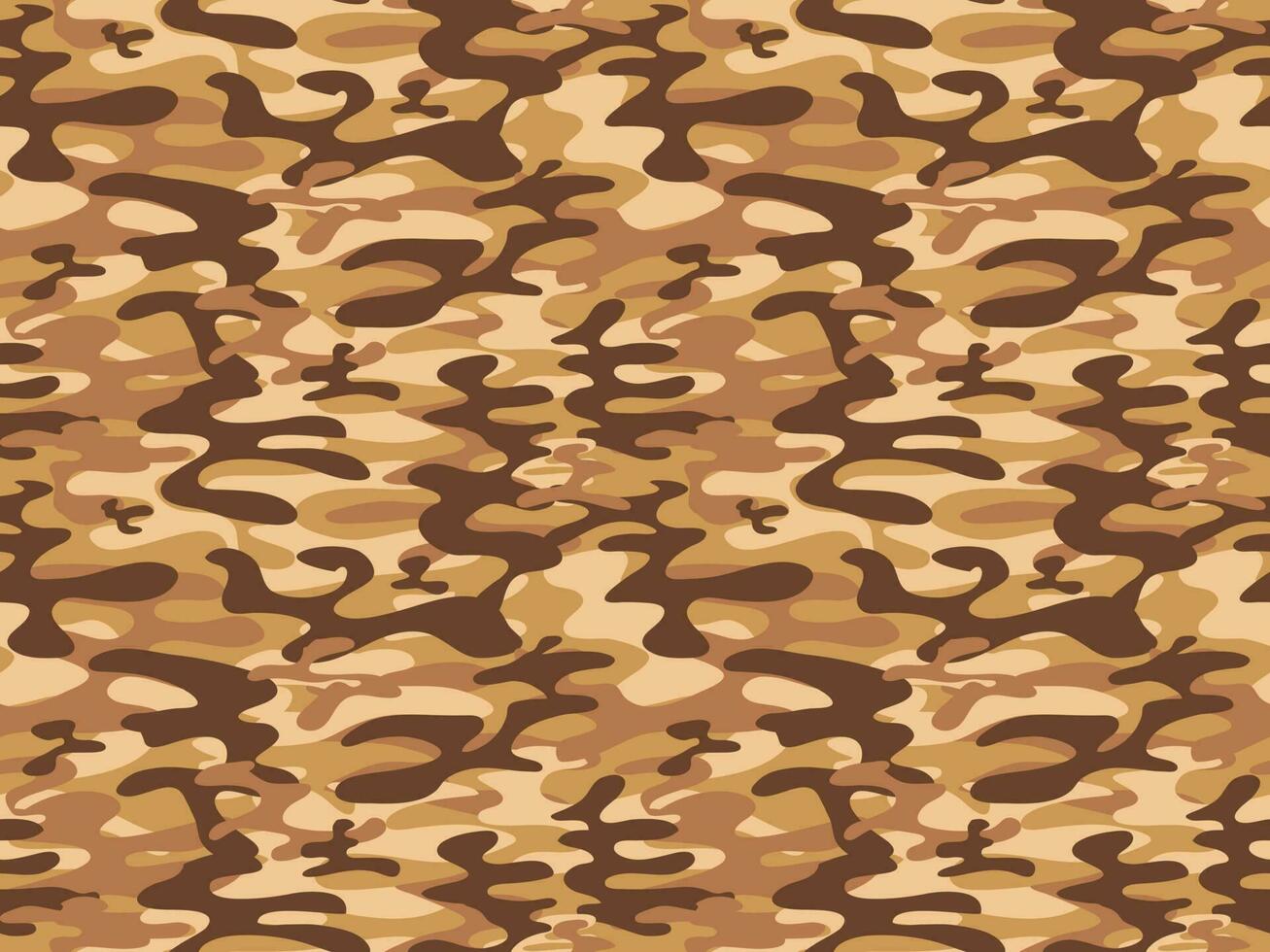 beige marrón sin costura camuflaje modelo. moderno camuflaje militar textura vector