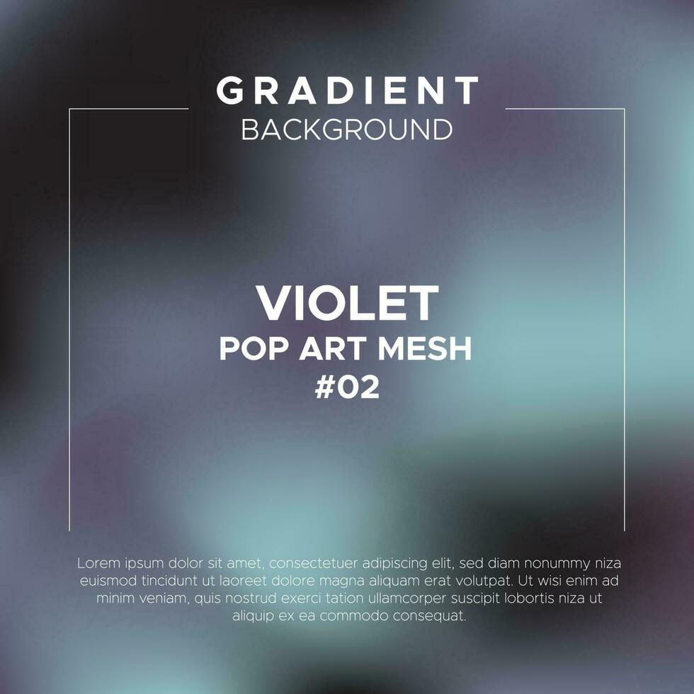 Violet Pop Art Gradient Mesh Background vector