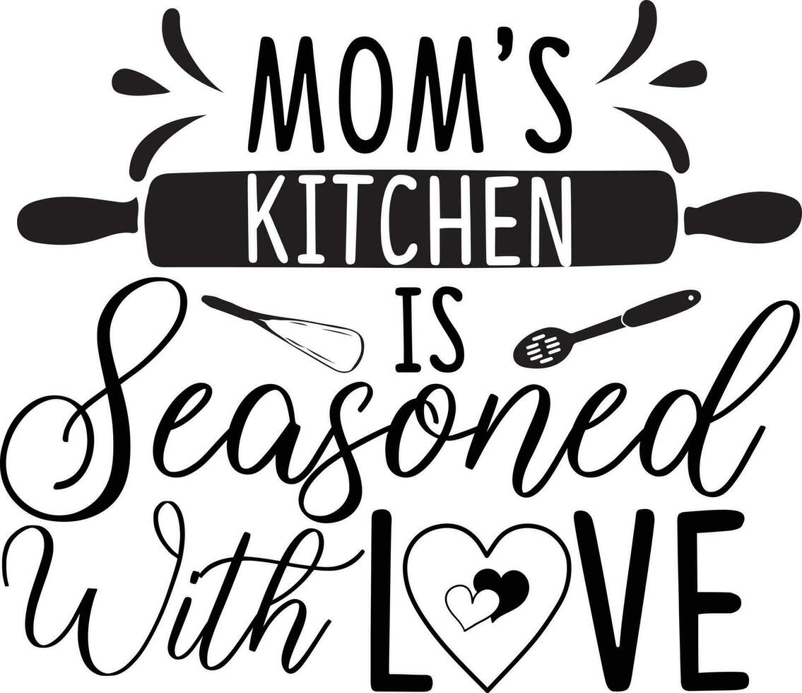 Kitchen Quotes Design vector