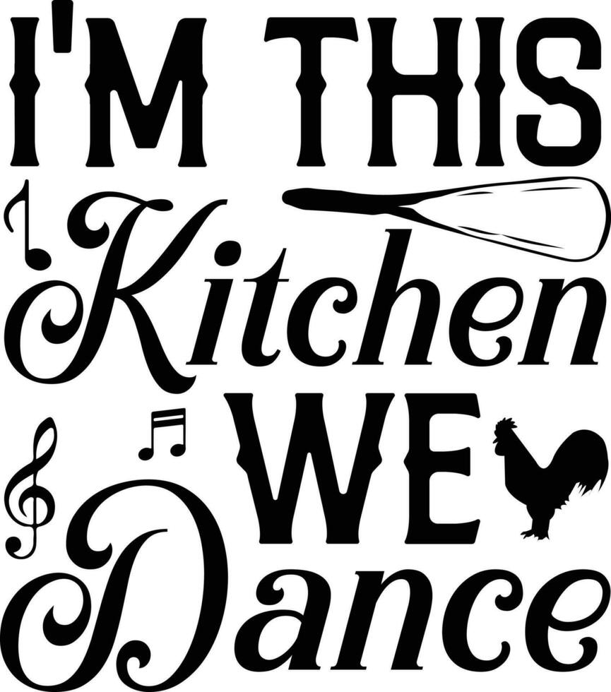 Kitchen Quotes Design vector