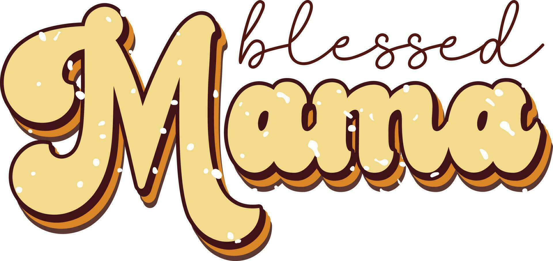 Retro Mama Design vector