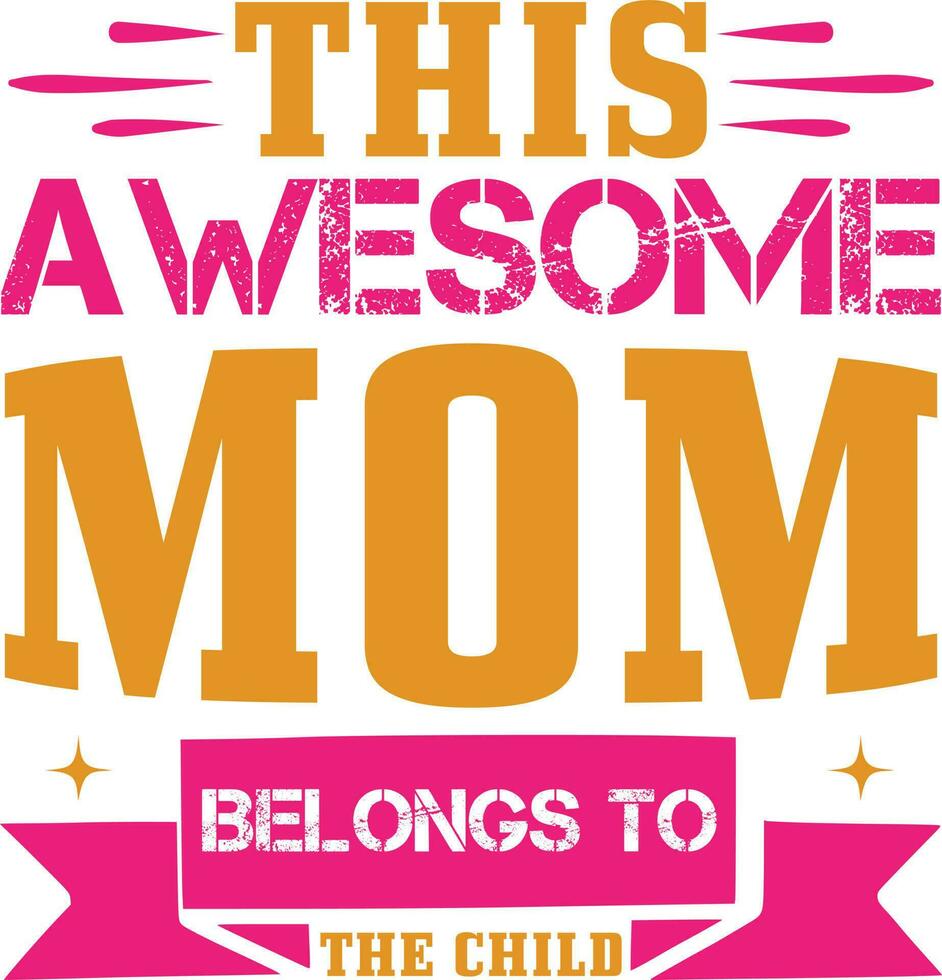 Mothers Day Design vector