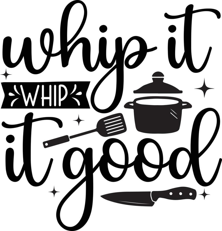Kitchen Quotes Design vector