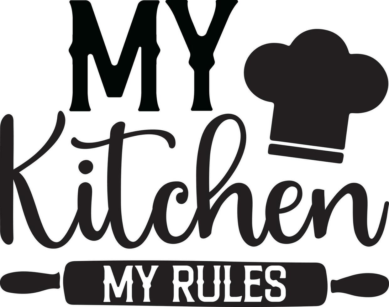Kitchen Quotes Design vector