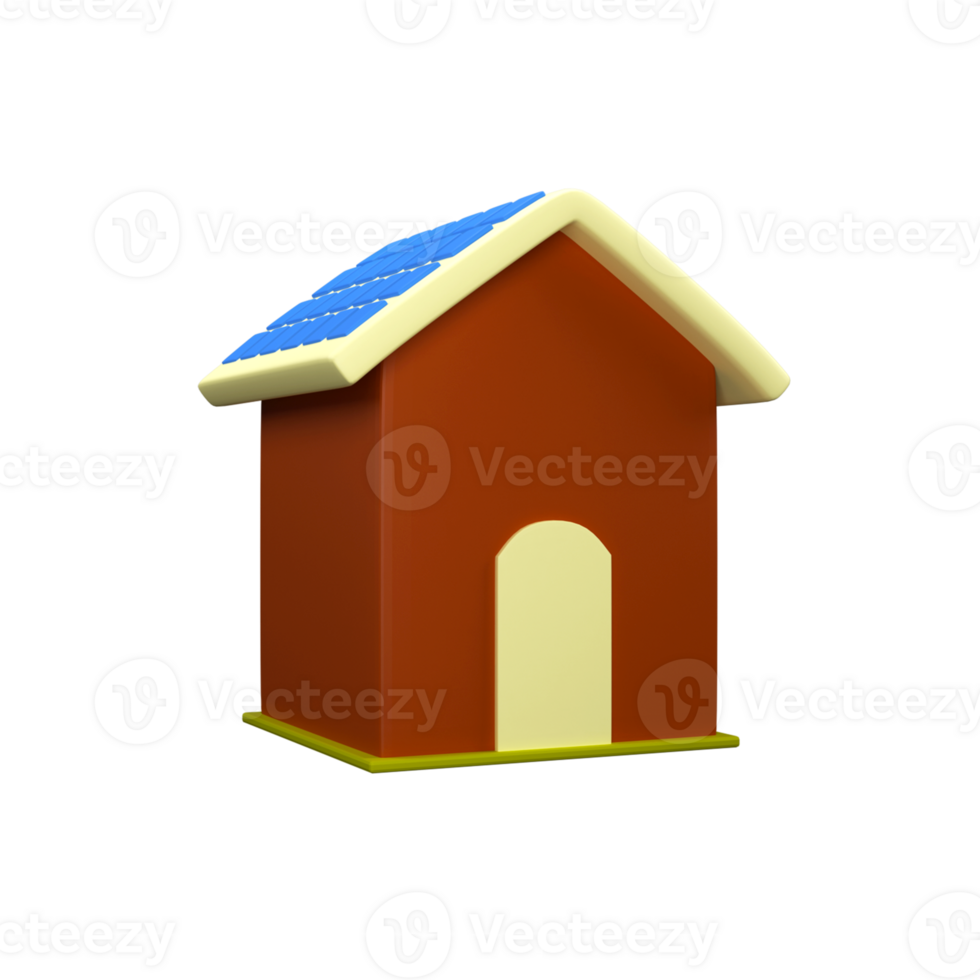 3D Rendering of House or Home. png
