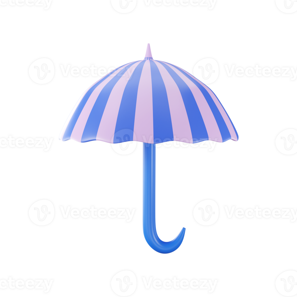 3D Render of Umbrella. png