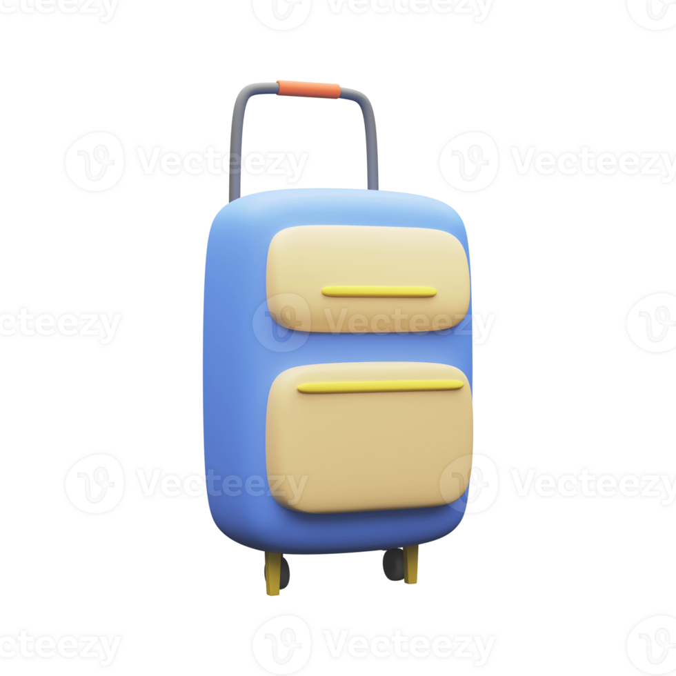 Traveling Bag 3D Element. png