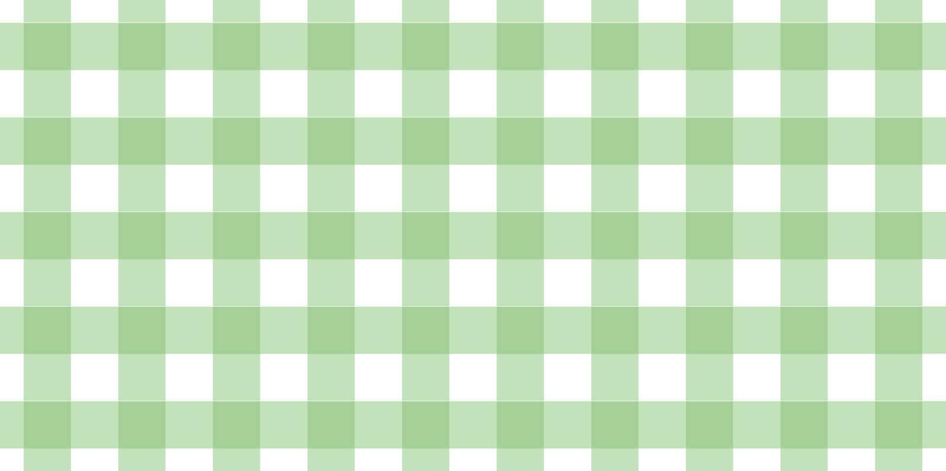 Checkered background of stripes in greenand white color. vector