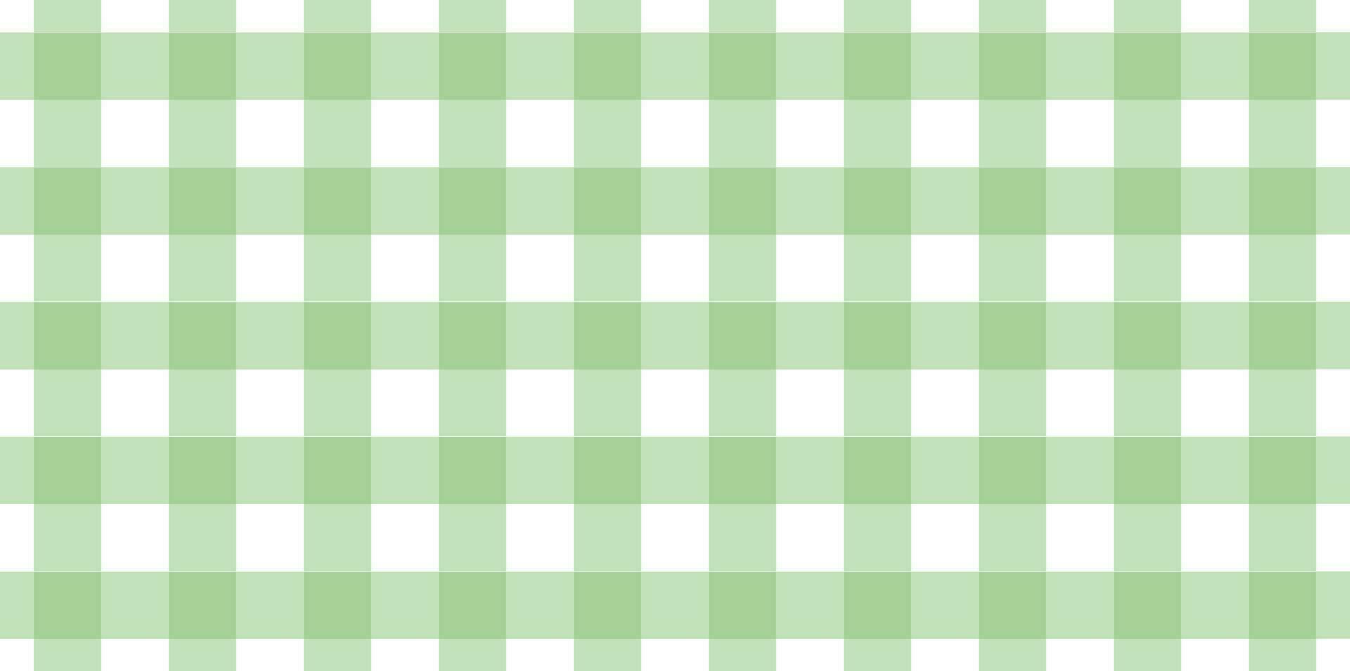 Checkered background of stripes in greenand white color. vector