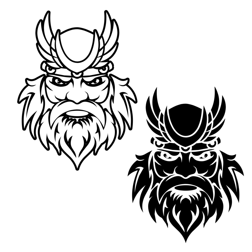 Viking head icon png clipart free 23790824 PNG