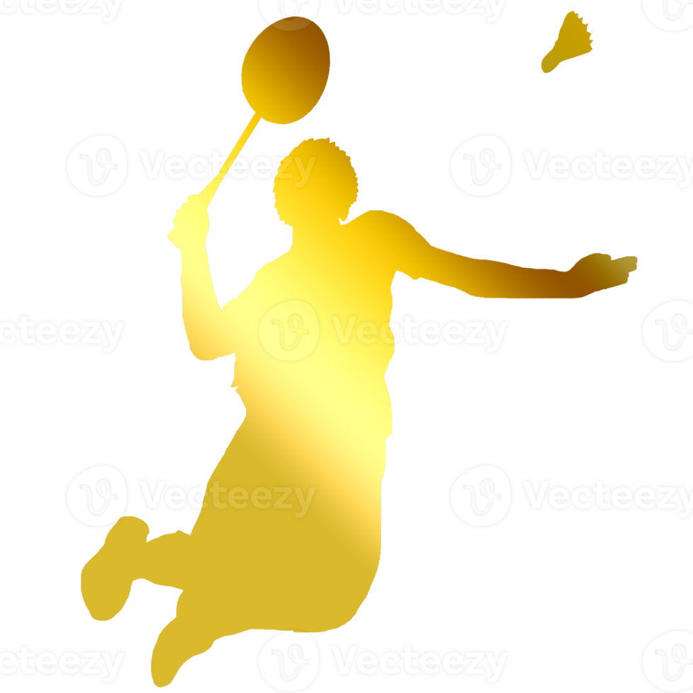 icon player badminton doing smash technique png
