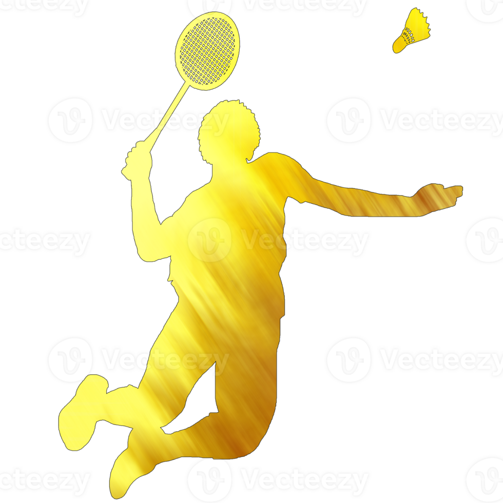 icon player badminton doing smash technique png
