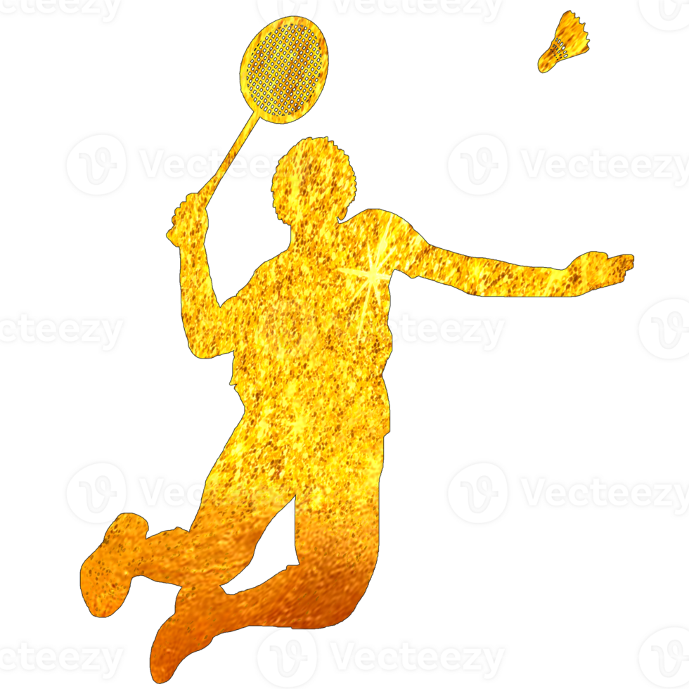 icon player badminton doing smash technique png