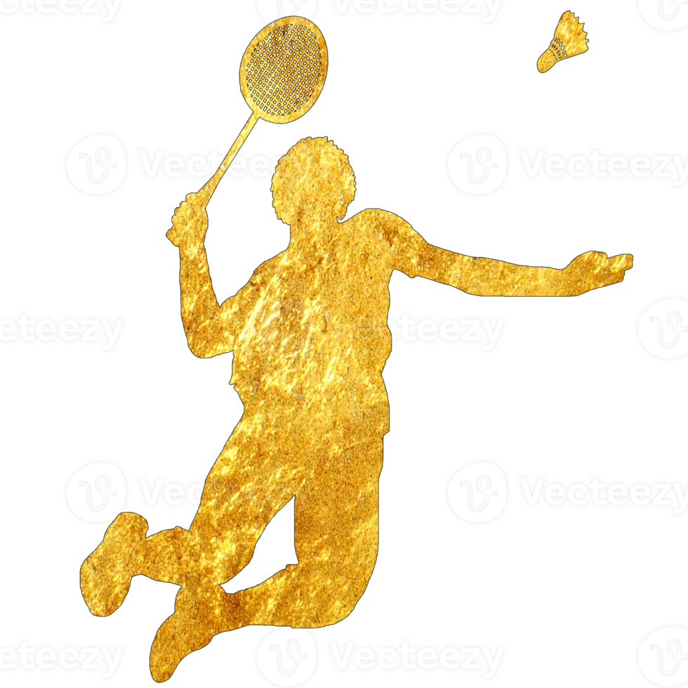 icon player badminton doing smash technique png