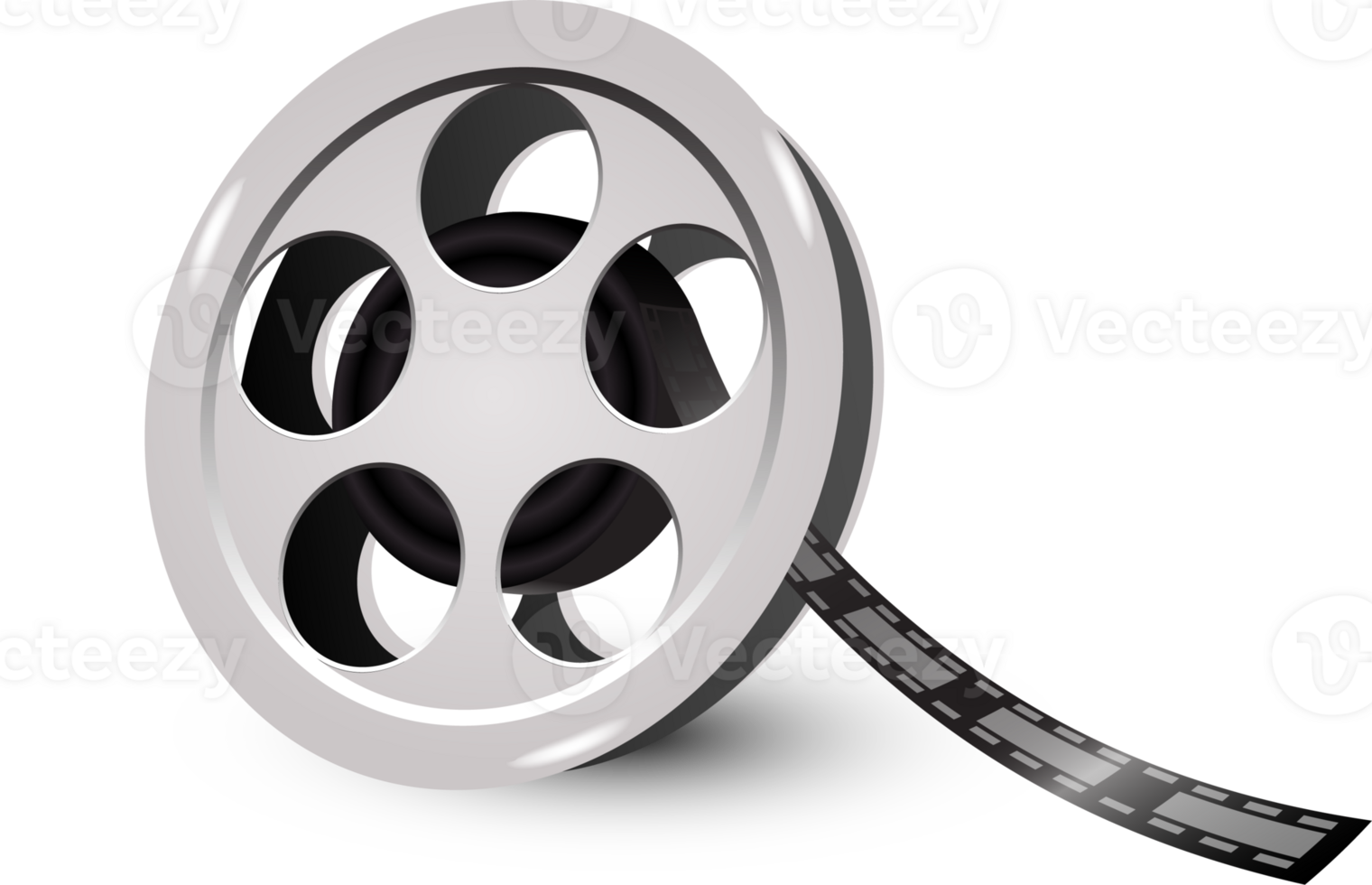 mignonne 3d cinéma bannière élément graphique png