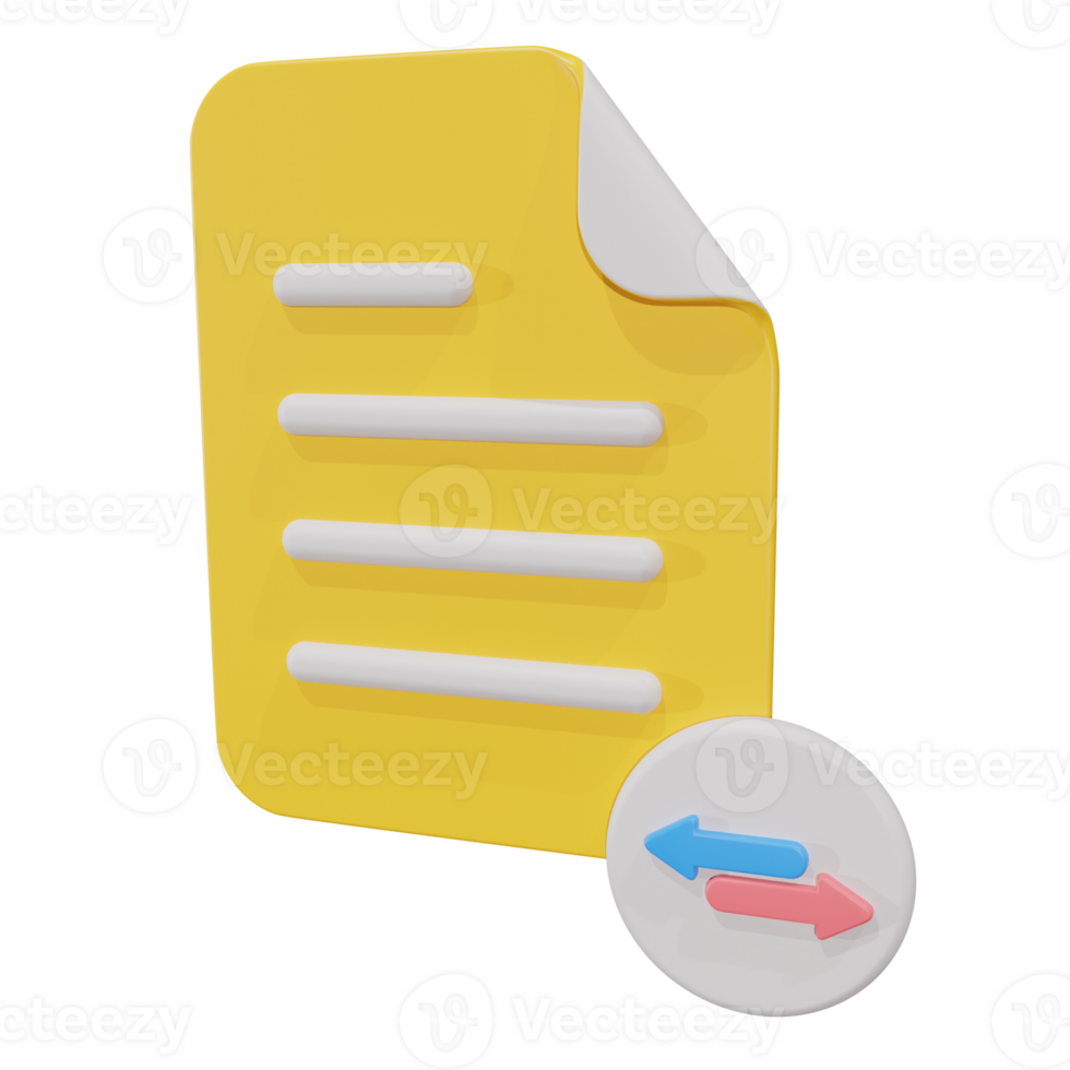 3D Illustration Theme File and Folder png