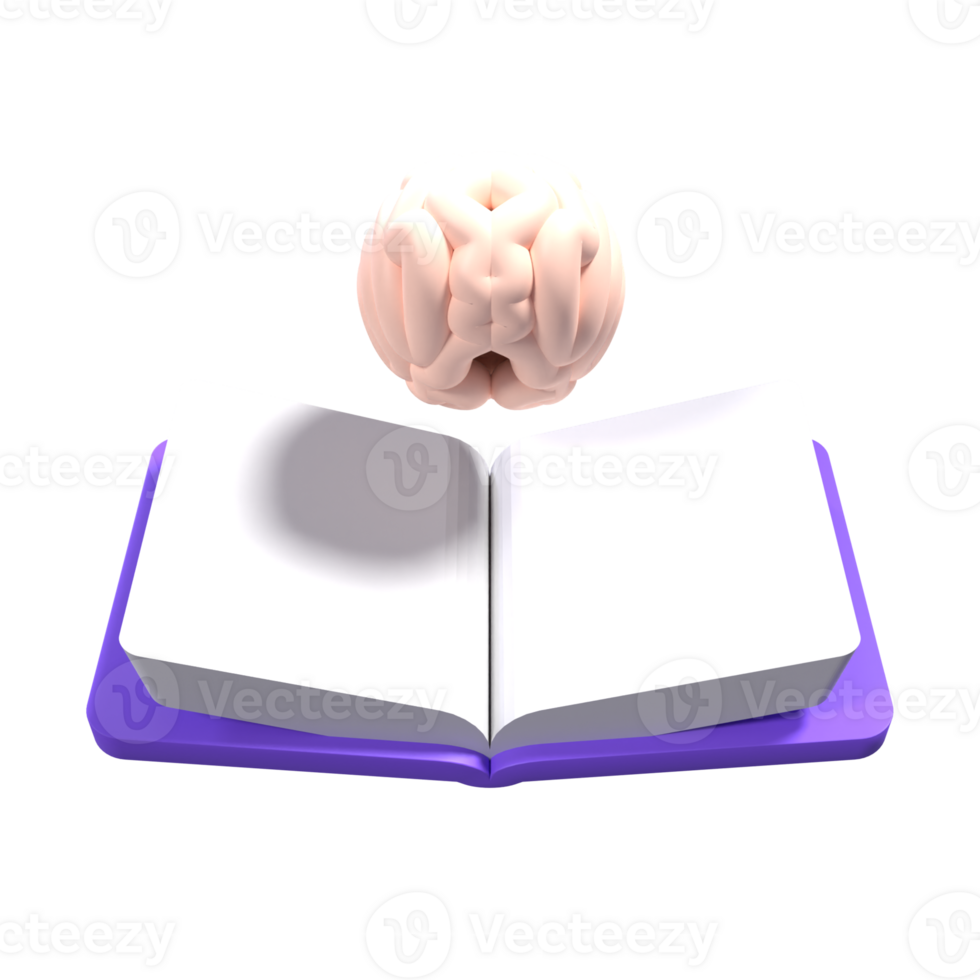 3D Illustration of Theme Learning png