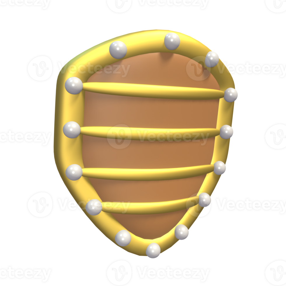 medeltida krig tema 3d illustration, perfekt för medeltida tema webb eller appar png