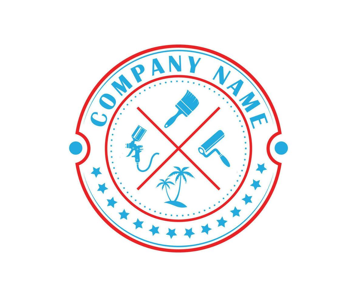 Painting Logo Template Design vector