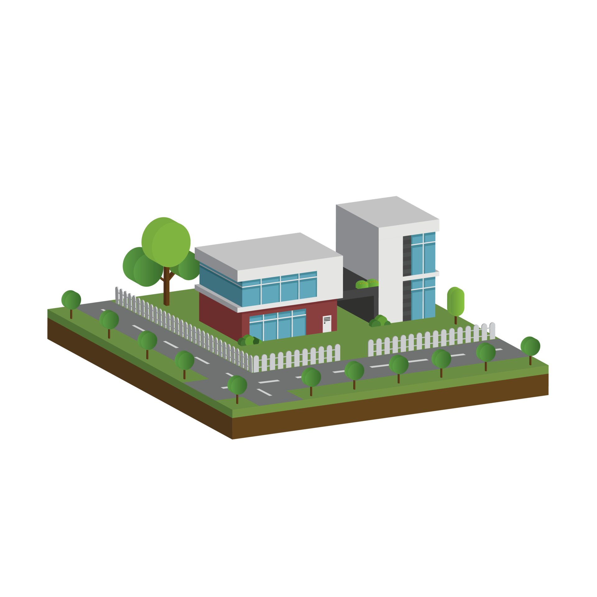 3D Modern House And Home Isometric Modern Building And Architecture 3d-modern-house-and-home-isometric-modern-building-and-architecture
