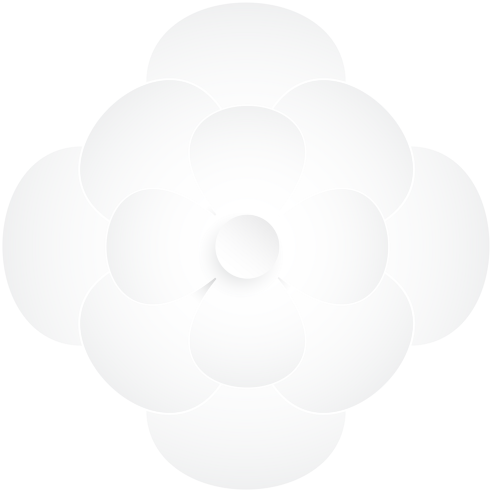Flower, Element of floral paper cut. Paper cut of flower shape and spring symbol. png