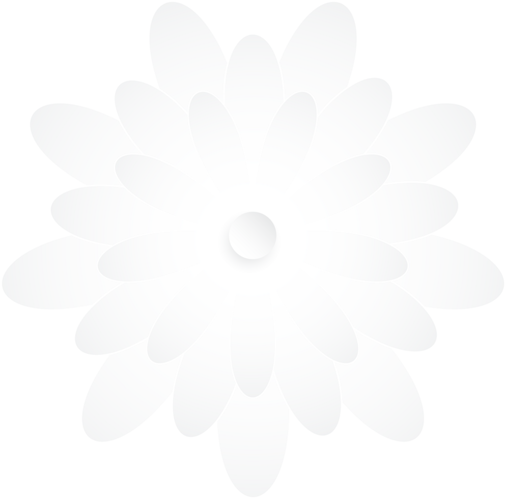 Flower, Element of floral paper cut. Paper cut of flower shape and spring symbol. png
