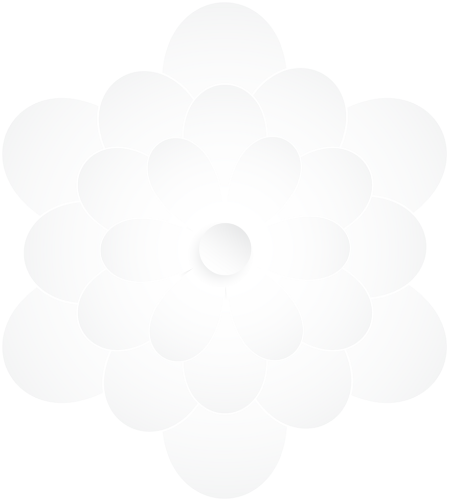 Flower, Element of floral paper cut. Paper cut of flower shape and spring symbol. png