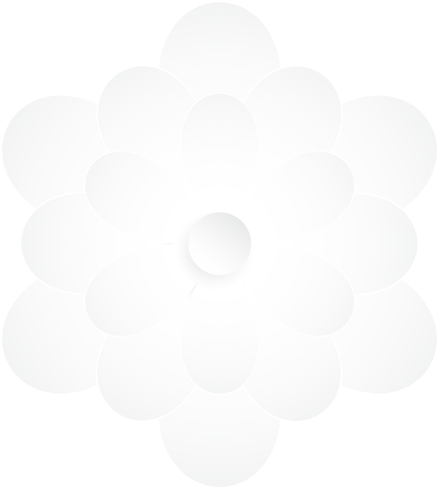 Flower, Element of floral paper cut. Paper cut of flower shape and spring symbol. png