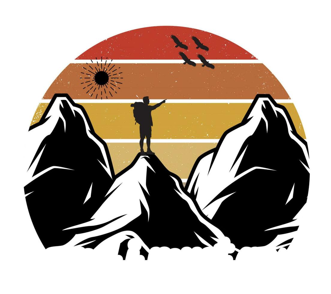 adventure t shirt design vector