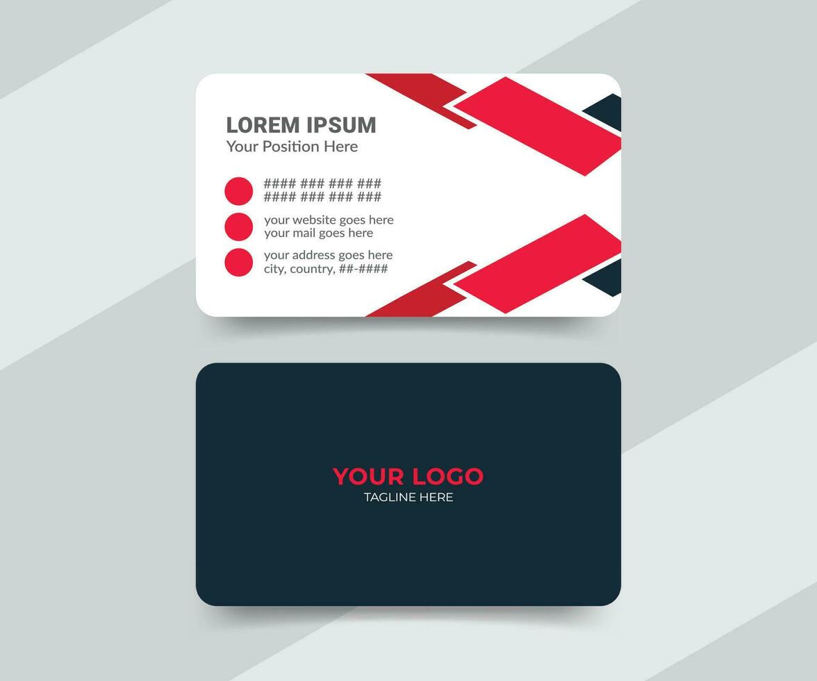 Hospital healthcare doctor business card template design vector