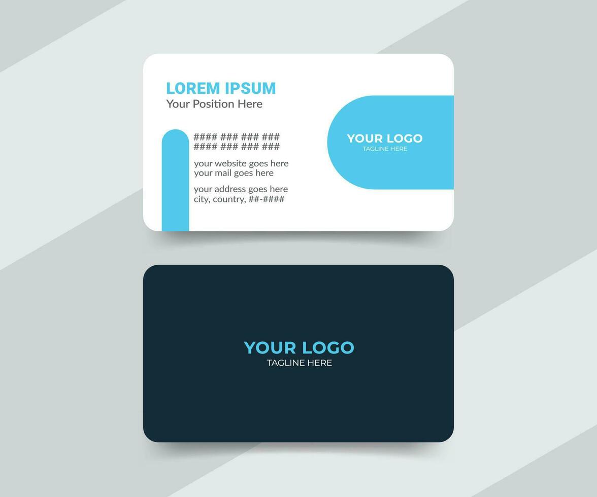 Modern medical doctor healthcare business card template vector