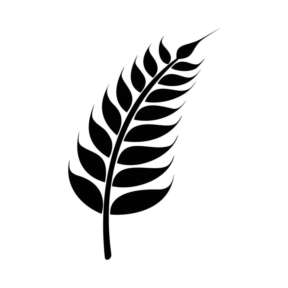 wheat grain icon design illustration. agriculture sign and symbol. vector