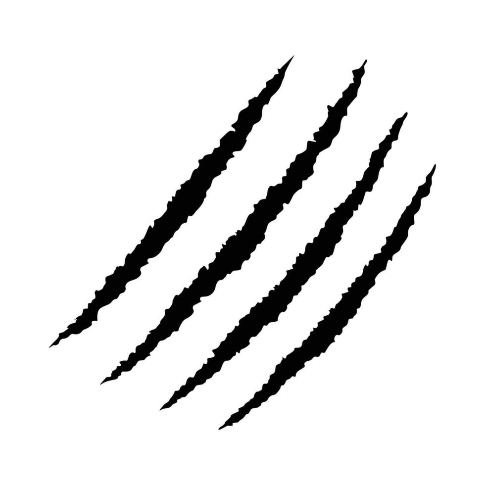 Claws scratches icon design. claw sign and symbol. vector