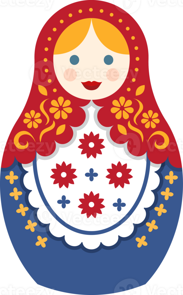 Russia Lady Matryoshka Doll png
