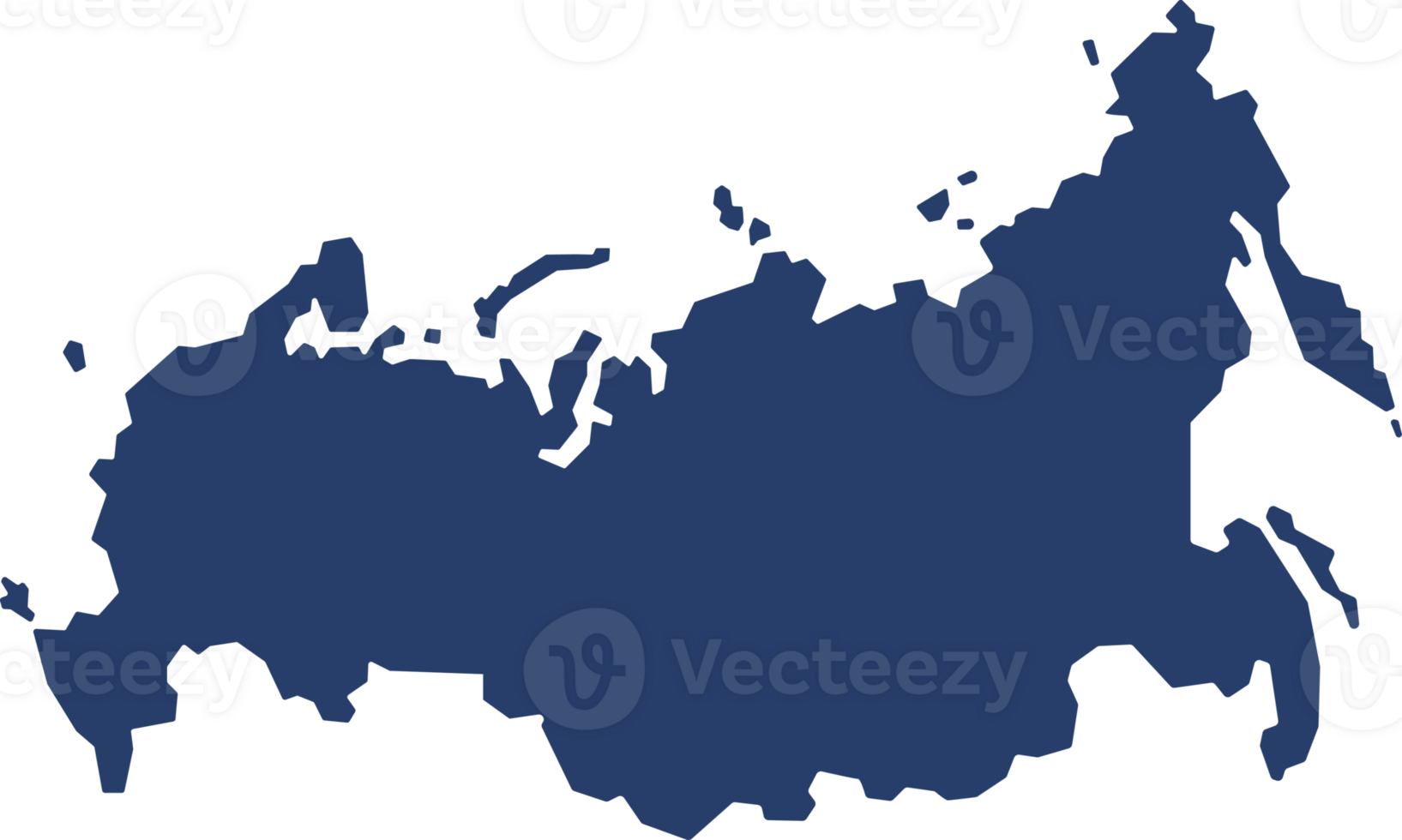 Russia Map clip art PNG