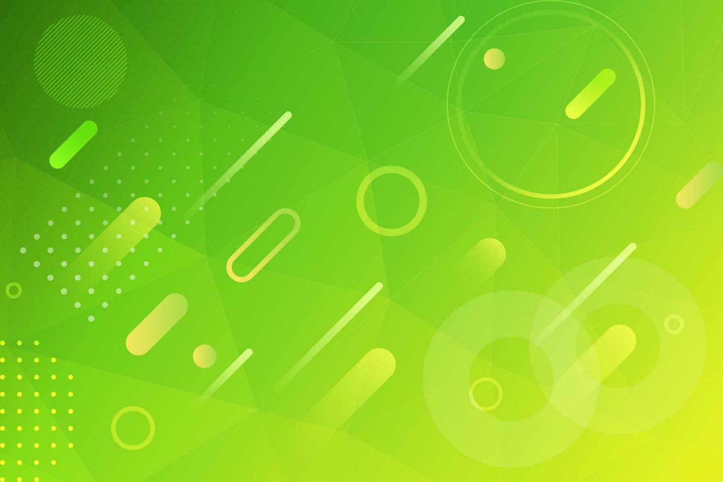 Green Gradient Abstract geometric Background vector