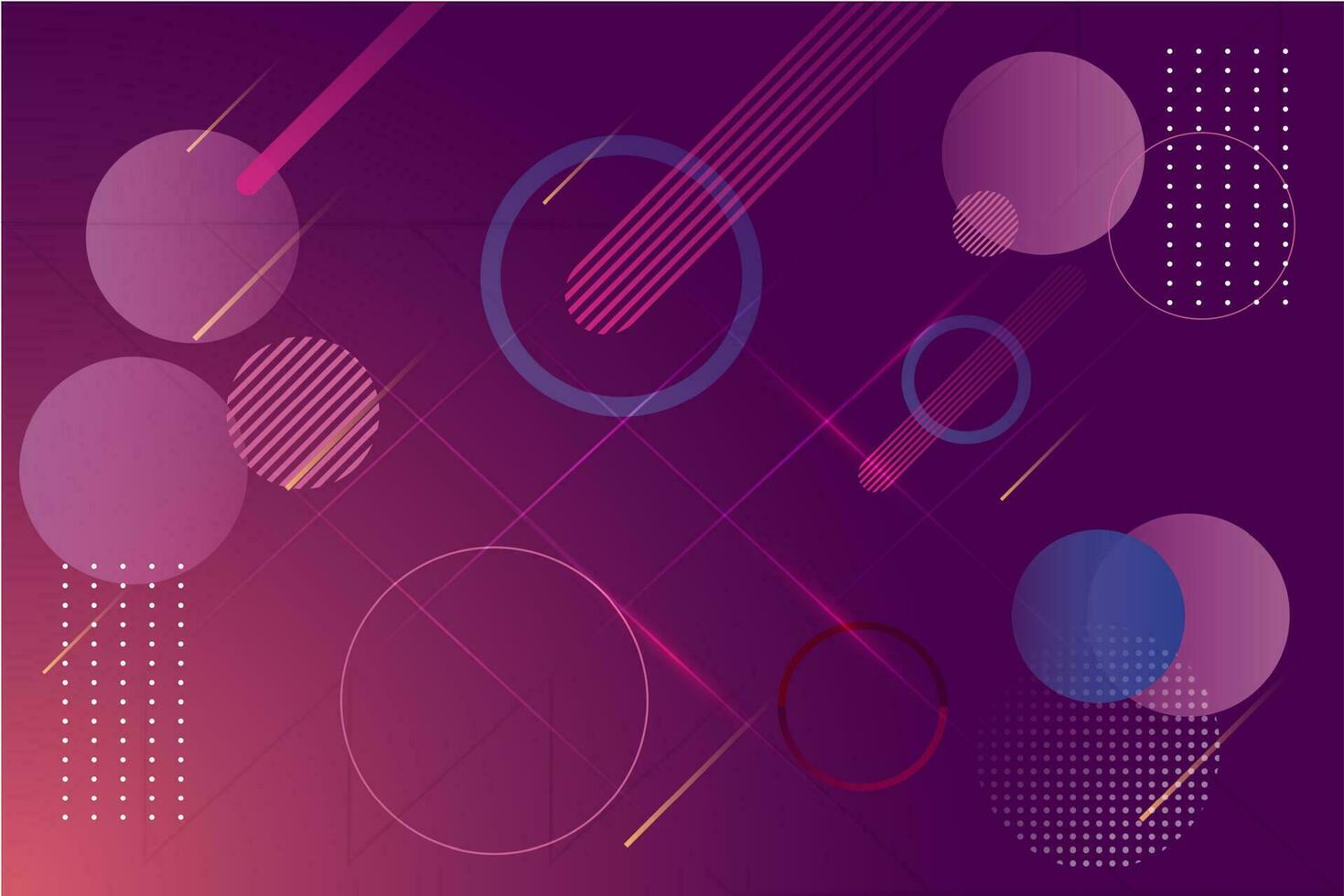 Colorful abstract background with Memphis elements vector