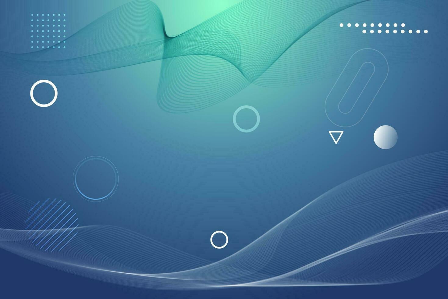Abstract wavy futuristic background vector